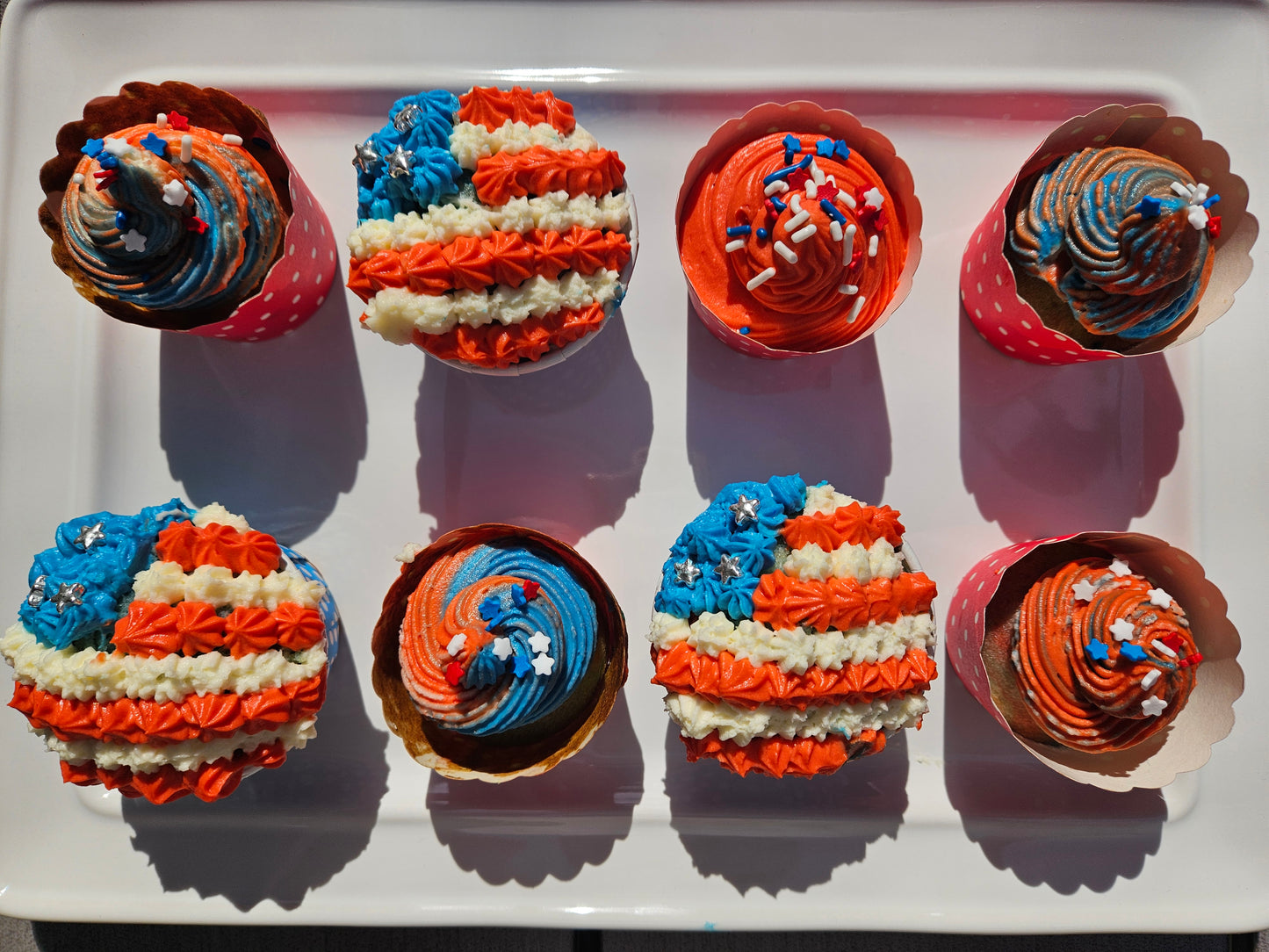 Patriotic Cupcakes 🇺🇸