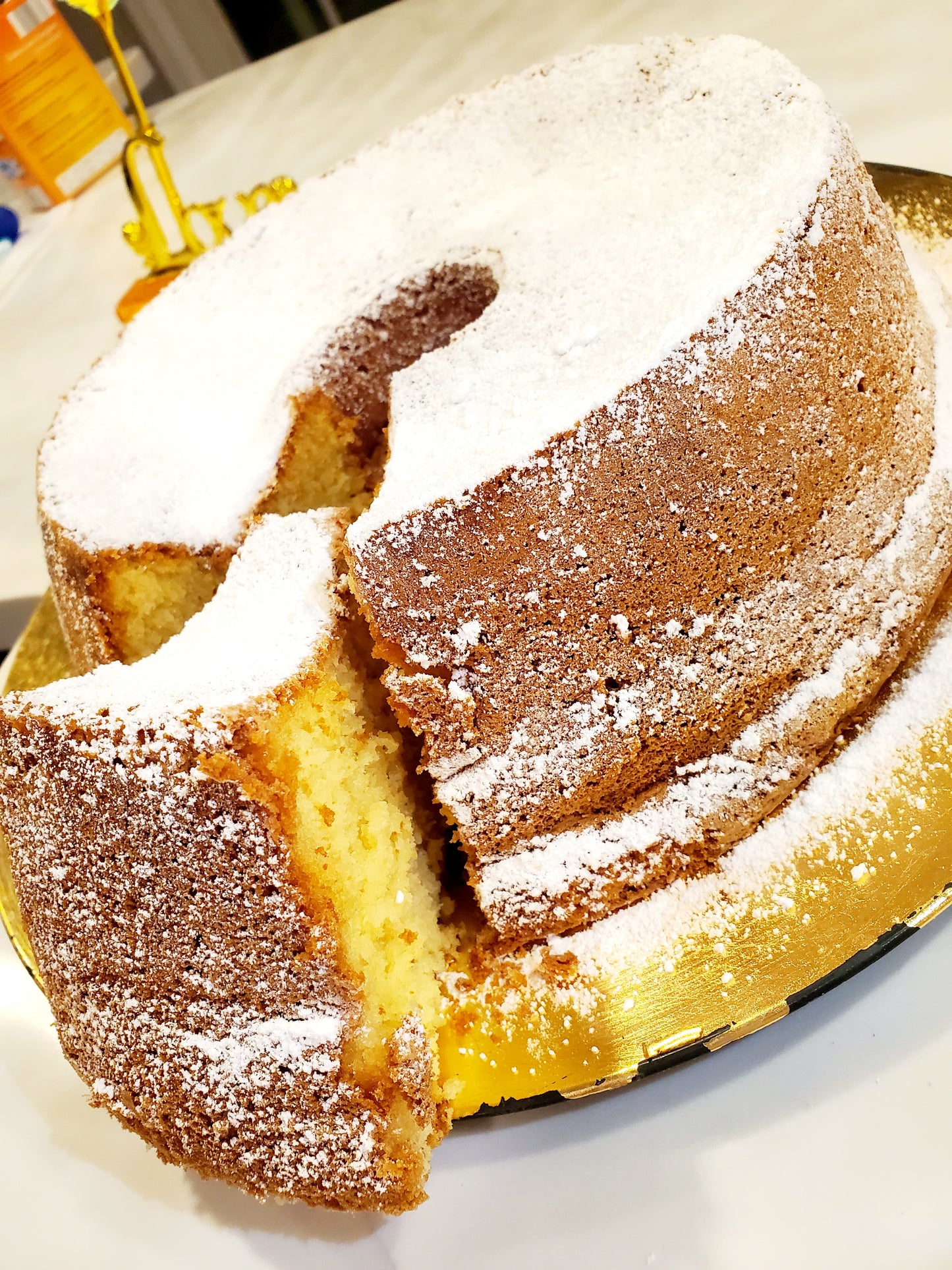 Orange Angel Food Cake