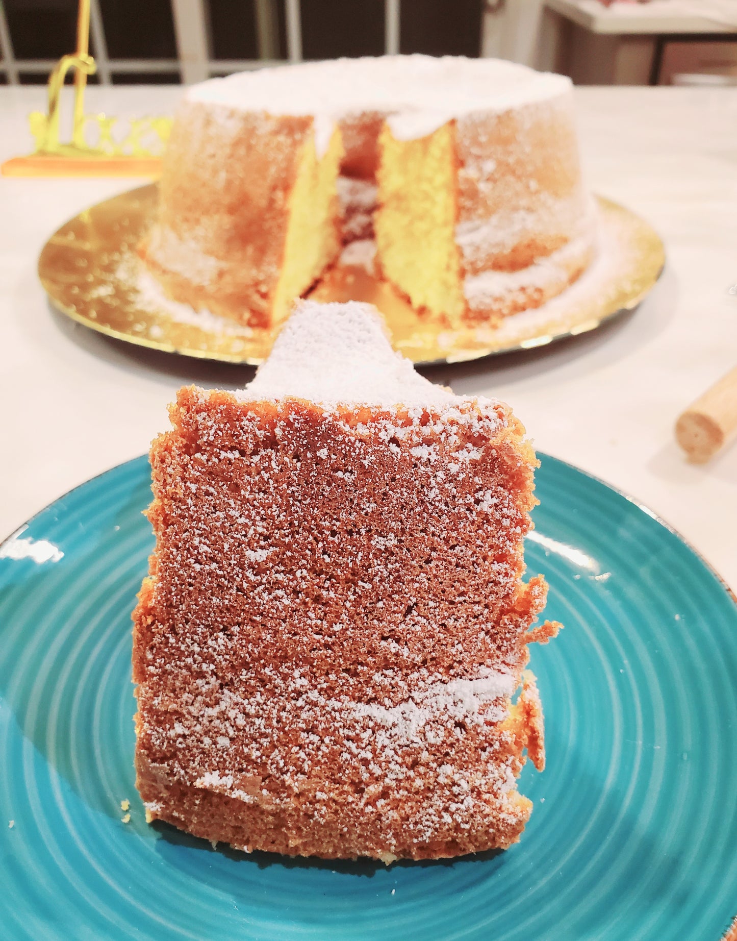 Orange Angel Food Cake